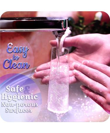 Genuine Czech Glass Nail File Set - Double Sided Etched Grit Surface, Callus Remover Foot Rasp, Manicure & Pedicure Tool Kit with Cotton Towel - Premium EU Quality by Gladzy Travel Set - Buy Online on GoSupps.com