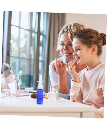 FOMIYES 24 Pcs Round Shoulder Nasal Spray Bottles - Travel Size Cosmetic Containers - Blue Pet - Set of 3 - Buy Online on GoSupps.com