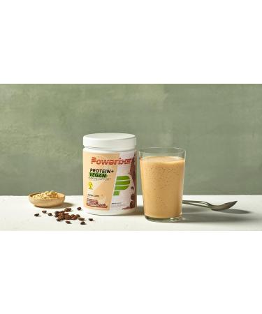 Powerbar Protein Plus Vegan Immune Support Coffee Latte 570g - Plant Protein Powder - Buy Online on GoSupps.com