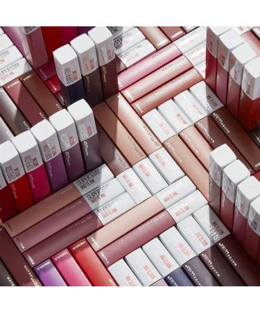 Maybelline New York Superstay Matte Ink Longlasting Liquid Lipstick - 15 Lover Lipstick Up to 12 Hour Wear Non Drying 5 ml 15 Lover 1 count (Pack of 1) - Buy Online on GoSupps.com