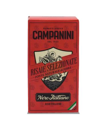 RISO NERO Black Rice RISERA CAMPANINI 500g from Italy oriental rice 500g Black Rice (Nero Italiano) - Buy Online on GoSupps.com