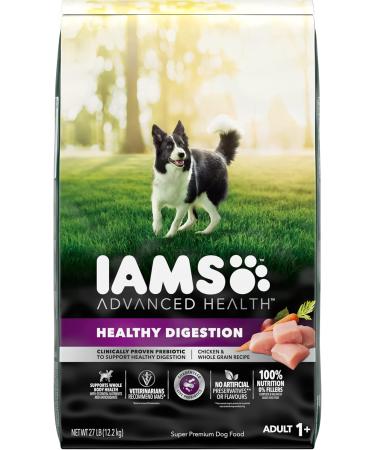 IAMS Advanced Health Dog Food Dry Healthy Digestion Adult Chicken & Whole Grain Recipe 12.2kg (27LB) Bag & Proactive Health Healthy Adult Dry Cat Food with Chicken 7.26kg Bag 12.2 kg (Pack of 1) Dog Food + Adult Dry Cat Food - Buy Online on GoSupps.com