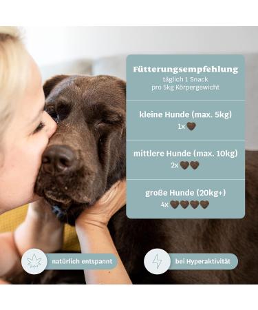 Mammaly Relax Time: Anti-Stress Snacks for Dogs with Valerian Chamomile & Probiotics - 270 Calming Treats for Fear & Nervousness - Buy Online on GoSupps.com