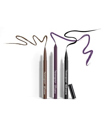 Neutrogena Intense Gel Eyeliner - Smudge & Water-Resistant, Vitamin E Infused, Precision Application, Smokey Gray - 0.004 oz - Buy Online on GoSupps.com