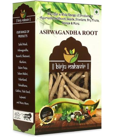 ORGANIZE BIRJU MAHAVIR Ashwagandha Root Withania Somnifera 100 g Natuurlijk BMKB300 - Buy Online on GoSupps.com