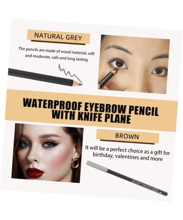 CANIGHT 12pcs Black Eyeliner 1 Black Waterproof Eyeliner Beauty Supply Waterproof Brow Pencil Makeup Wood - Buy Online on GoSupps.com