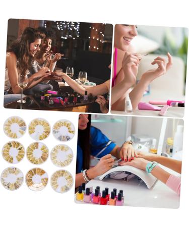 minkissy 45 Boxes Nail Art Accessories Moon Heart Nail Art Nail Decals Nail Stickers Manicures Decoration Jewel Stickers Nail Accessories Manicure Decor Zinc Alloy White Nail Supplies Rivet - Buy Online on GoSupps.com