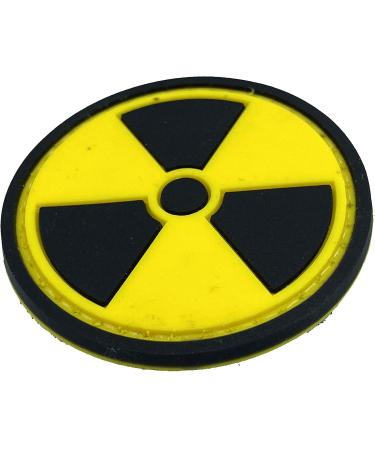Atomic Radioactive Yellow PVC Airsoft Paintball Velcro Patch - Unique Squad Emblem for Tactical Gear - Buy Online on GoSupps.com