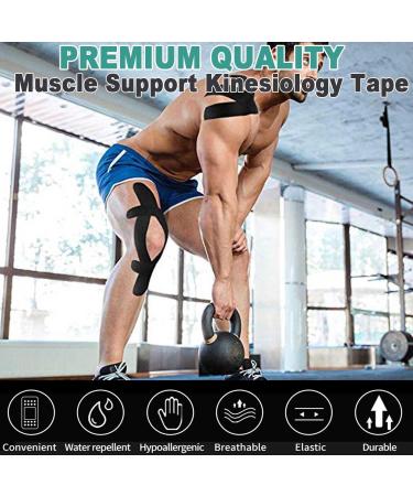 ATETEO Kinesiology Tape N-dark Green M - 5mX3.8cm - Buy Online on GoSupps.com