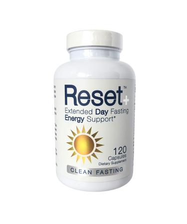 Reset+ Fasting & Keto Electrolyte Energy, 6 High Grade Electrolytes, Himalayan Pink Salt, 8 B Complex Vitamins, Zinc, 72 Trace Minerals, Green Tea Leaf Extract, Green Coffee Bean Extract