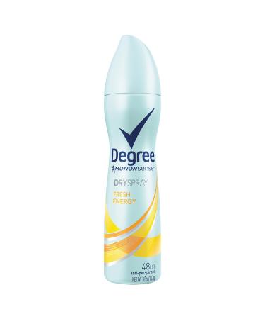 DEGREE Women Antiperspirant Deodorant Dry Spray  Fresh Energy  3.8 Ounce