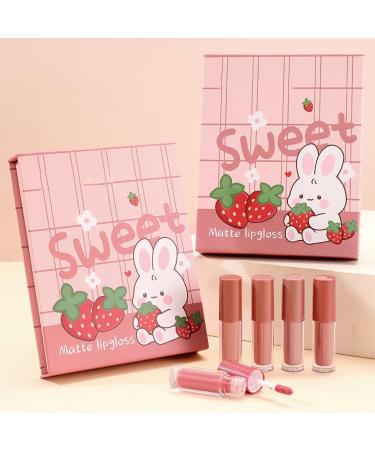 Volumizing Lip Gloss - Long-Lasting Shade No. 10 Colors Matte Balm Cosmetic for Women Teenagers Weddings and Everyday Use - Buy Online on GoSupps.com