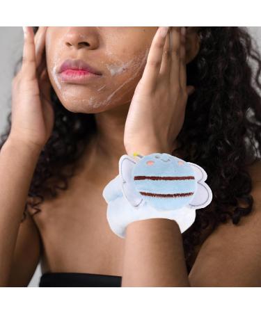 SHERCHPRY 4pi ces Bracelets De Spa Flanelle Pour Lavage Du Visage Lot De Bracelets Abeille Absorbant Eau Et Confortables - Buy Online on GoSupps.com