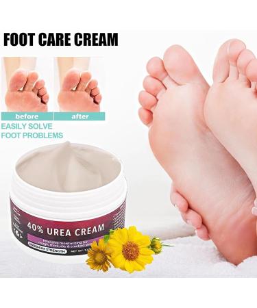 TBeautfave Urea Foot Cream 40% Urea Cream Callus Remover For Dry And Hard Skin Cracked Heel Repair Cream Deep Moisturizing Feet Cream Nourishes Soften for Feet Elbows Knees - Buy Online on GoSupps.com