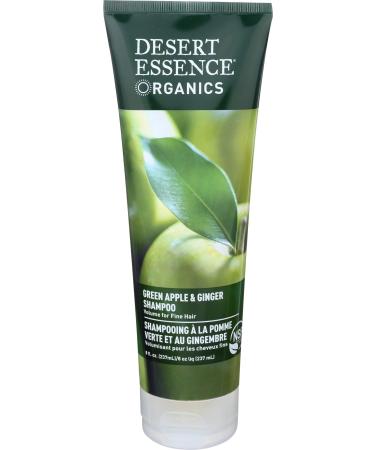 Desert Essence Organics Shampoo Green Apple & Ginger 8 fl oz (237 ml)