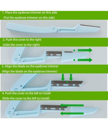Dove of Peace Replacement Blade - Stainless Steel Eyebrow Trimmer | Dermaplaning Tool - International Shipping Available - Buy Online on GoSupps.com