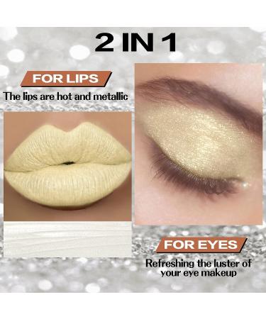 FOCALLURE Metallic Chameleon Liquid Lipstick - Diamond Glitter Lip Gloss for Intense Pigment & Long-Lasting Shimmery Finish - Perfect for Costume, Cosplay, Rave Festival - 11 DIAMOND - Buy Online on GoSupps.com