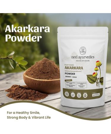  Neel Ayurvedics Akarkara Root Powder Anacyclus Pyrethrum high quality for natural support Finely Ground granulated root powder for versatile use in Ayurvedic naturopathy (500 gm) - Buy Online on GoSupps.com