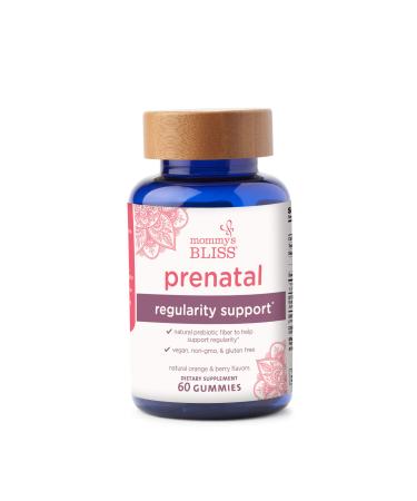 Mommy's Bliss Prenatal Regularity Support Natural Orange & Berry  60 Gummies