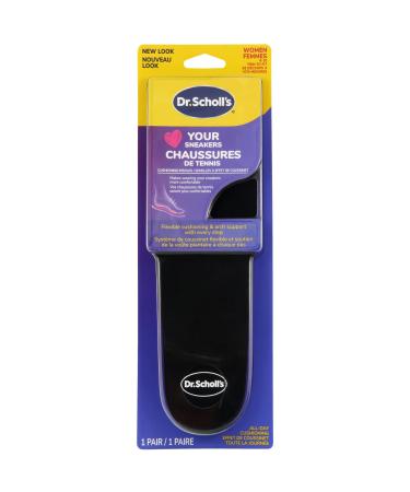 Dr. Scholl's SOFT CUSHIONING INSOLES for Sneakers Superior Shock Absorption and Cushioning for All-Day Comfort so You Can Wear Your Shoes Longer (available for Women's Size 6-10)