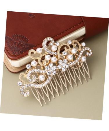 Gogogmee Costume Accessories Pearl Hairpin Combs Bridal Hair Clip Bridal Hair Comb Pearl and Womens Goody Hair Clips for Women Vintage Bridal Hair Comb Bride Bride Hair Comb - Buy Online on GoSupps.com