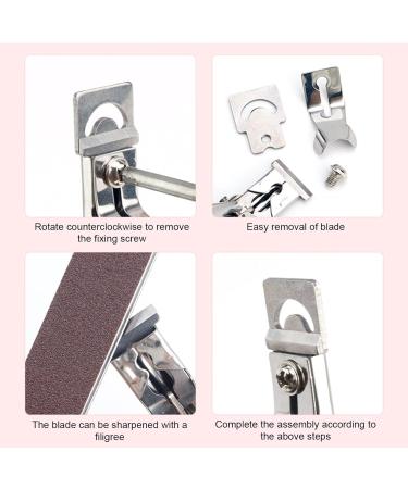 Fingernail Cut Scissors | U Shape Scissors for Nails with Handle - Nail Cutting Scissors for Adults Men Women Nail Cleaner Nail Care for Thick and Ingrown Nails - Buy Online on GoSupps.com