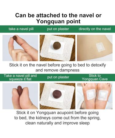 Mugwort Navel Stickers - 40 Natural Herbal Belly Stickers for Detox & Stress Relief | Unisex Body Line Enhancer - Buy Online on GoSupps.com