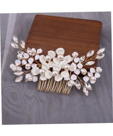 FRCOLOR Hair Accessories Pearl Hair Pin Hairpin Wedding Hair Comb Women Headdress Hair Clips Bride Headpieces for Wedding Barrettes for Hair Pearl Headpiece Hair Comb Clip - Buy Online on GoSupps.com