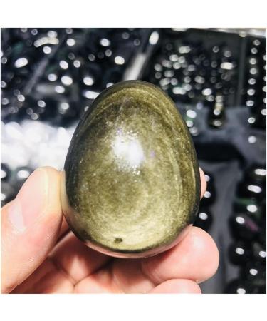 Crystal Natural Gold Obsidian Stones Eyes Play with Ornaments 4-5cm 1pc - Buy Online on GoSupps.com