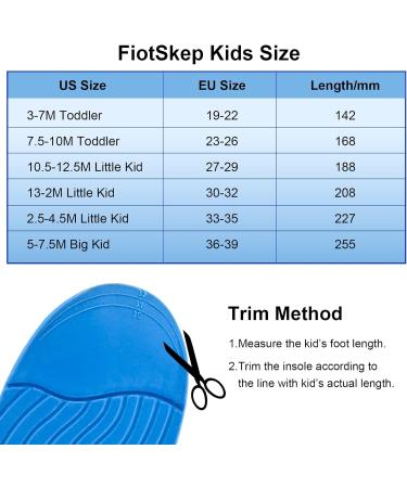 Kids Insoles for Over-Pronation | Soft PU Foam Orthotics Relief for Flat Feet & Plantar Fasciitis | Multicolor Gel Heel Cushions (7.5-10M Toddler - Buy Online on GoSupps.com