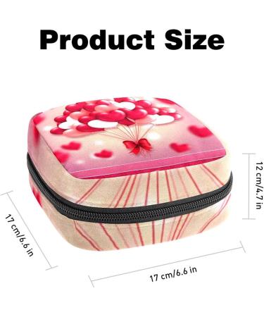 Period Bag - Sanitary Napkin Storage & Travel Makeup Pouch for Valentines Day - Color3978 - Buy Online on GoSupps.com