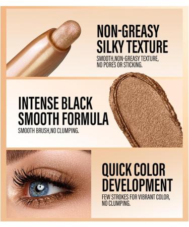 RoseFlower 6 Colors Eyeshadow Shimmer Stick Highlighter Eye Shadow Stick Set Colorful Eyeshadow Pencil Crayon Creamy Waterproof Pearly Sparkle Glitter Cream Stick Pen EyeLiner Makeup for Women Multicolor-c - Buy Online on GoSupps.com