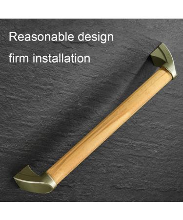 Shower Grab Bar Wooden Safety Hand Bathroom Anti Slip Grab Handle 13.4inch Shower Safety Handle - Buy Online on GoSupps.com