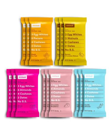RXBAR Variety Pack - 30 Pack of 1.83 oz Gluten Free Protein Bars - Buy Online on GoSupps.com