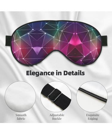 Red Galaxy Constellation Sleep Mask | Adjustable & Breathable Eye Mask for Comfortable Sleep - International Shipping Available - Buy Online on GoSupps.com