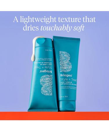 Briogeo Style + Treat Yuzu + Plum Oil Cream | Soft Heatless Styling for Frizzy Wavy Hair | Vegan & Cruelty-Free | 4 fl oz - Buy Online on GoSupps.com