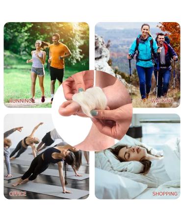 Soft & Comfortable Toe Splitter: Sweat Absorbing Overlapping Toe Separator - Breathable Toe Clip Pad for Corns & Calluses - 1 Fl Oz - Buy Online on GoSupps.com