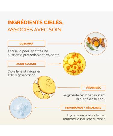 PLANTIFIQUE Disques Nettoyants au Curcuma et Acide Kojique avec C ramides Niacinamide et Vitamine C - 60 Disques Exfoliants Visage pour Taches Brunes et Hyperpigmentation - Kit Skincare 60 unit (Lot de 1) - Buy Online on GoSupps.com