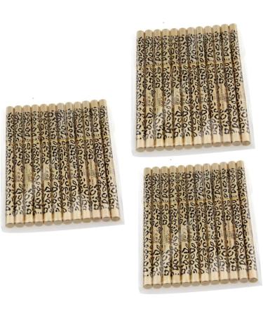 FRCOLOR 3pcs Set 12pcs Eyebrow Pencil Black Eyeliner Pencil with Brush Iron Tube Unibrow Eyebrow Powder - Buy Online on GoSupps.com