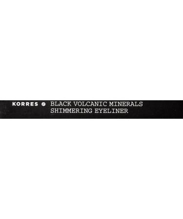 KORRES Professional Shimmering Eyeliner - Black Volcanic Minerals Paraben-Free 1.2g | Luxury Eye Makeup for International Shipping - Buy Online on GoSupps.com