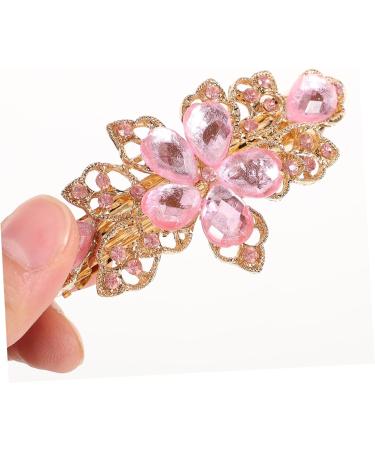 Beaupretty Pink womens barrettes for hair barrettes for women hair clip for women pink hair clips blue hair clips hair claw clips for women women's hair clips Miss spring clip Crystal - Buy Online on GoSupps.com