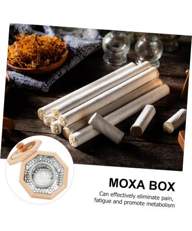 Beaupretty Moxibustion Box - Universal Wooden Brackets for Health & Wellness | 12.5x12cm Moxa Tool Holder - Buy Online on GoSupps.com