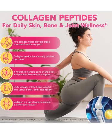 Multi Collagen Peptides Powder Types I II III V X 1 Pounds Unflavored with Biotin Hyaluronic Acid & Vitamin C Keto & Paleo Non-GMO Gluten-Free 1 Pound (Pack of 1) - Buy Online on GoSupps.com