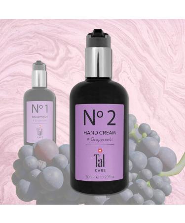 Tal Care Hand & Nail Cream 2 - 300 ml | Moisturizing Grape Seed Oil for Stressed Cracked Hands | Fast Absorbing & Smooth Effect - International Shipping Available - Buy Online on GoSupps.com