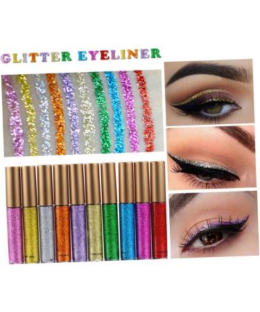 Didiseaon 10pcs Liquid Eyeliner Eye Shadow Eyeshadow Glitter Eyeliner Shinny Eyeliner - Buy Online on GoSupps.com