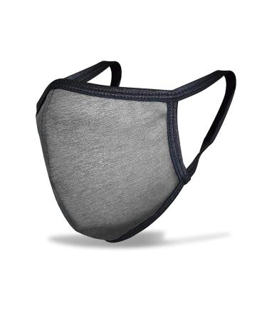 Made in USA Sports Performance Face Mask Heathered Gray Men (Regular) (MHGRLCI) Men (Regular) Heathered Gray