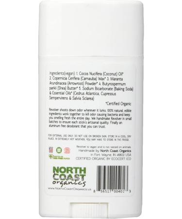 NORTH COAST ORGANICS Revolver Organic Deodorant | 2.5oz | Natural & Effective - Buy Online on GoSupps.com