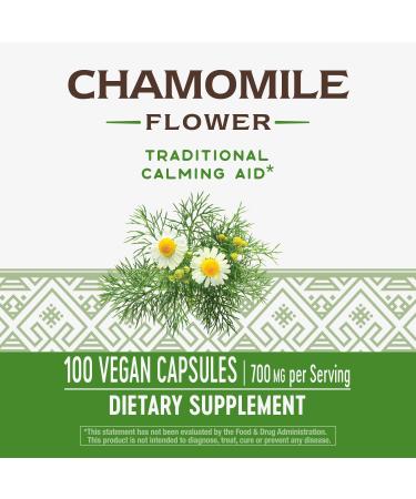 Nature's Way Chamomile Flowers 100 Veg Caps Packaging may vary - Buy Online on GoSupps.com