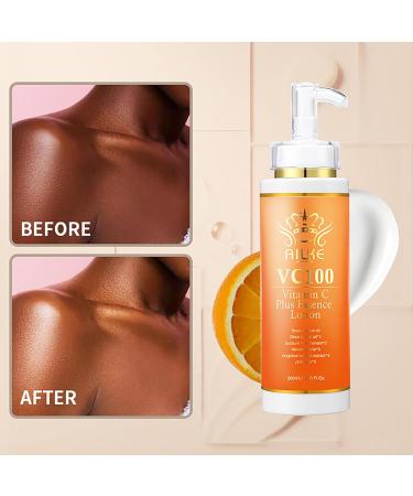  AILKE BOOST LUSTER AILKE VC100 Plus Essence Body Lotion Moisturizing Whitening Anti-Wrinkles & Aging Improve Dull Skin Lightening Body Cream For All Skin Types 300 ml (Pack of 3) - Buy Online on GoSupps.com