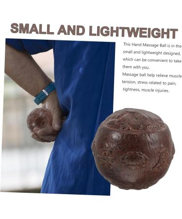 Buy Tovinanna Wooden Massage Hand Relaxation Balls - Portable Baoding Ceramic Therapy Balls for Stress Relief & Training | Ideal for Sports & Home Use - Buy Online on GoSupps.com